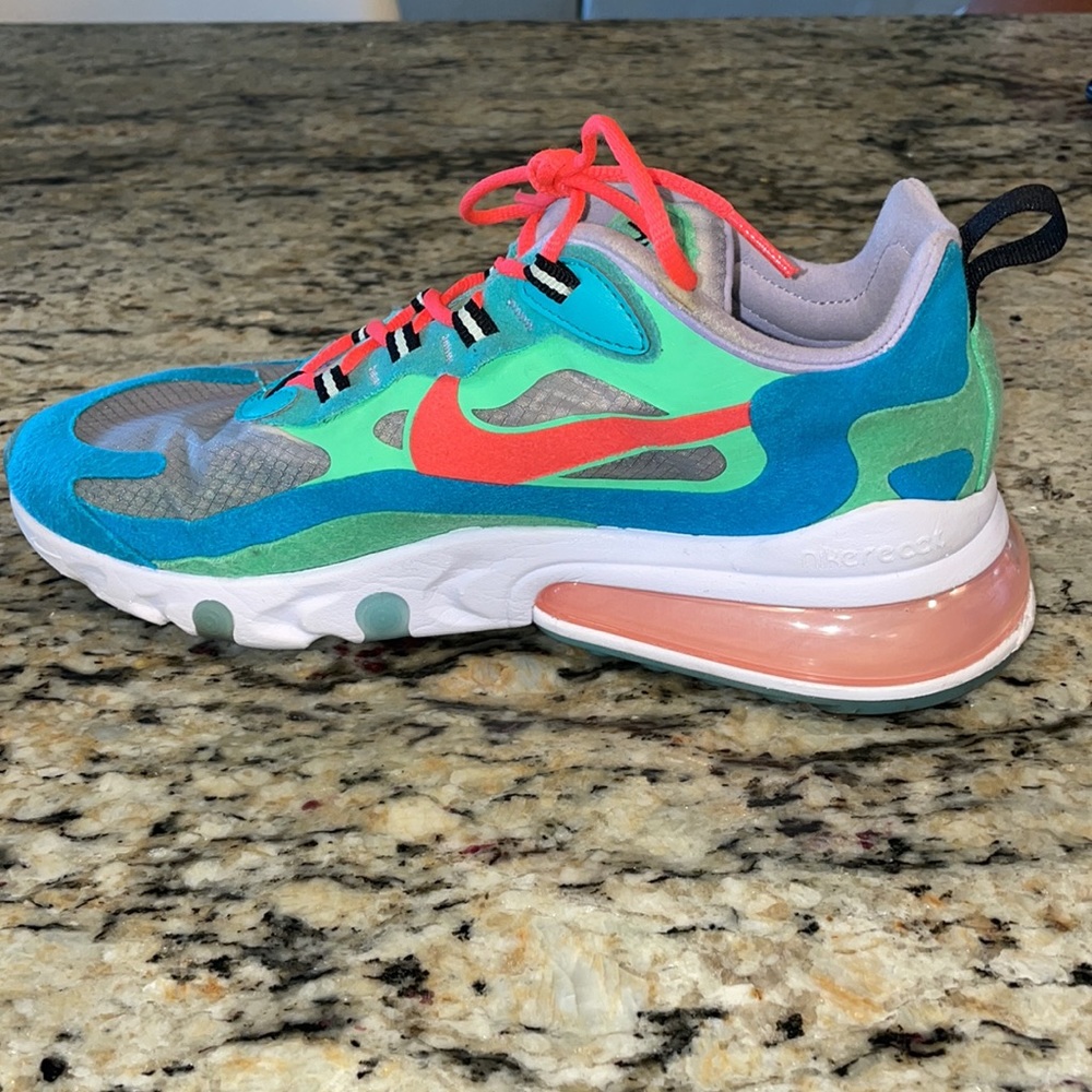 Nike Air Max 270 React Women's Sneakers - Multicolor - Picture 7 of 14